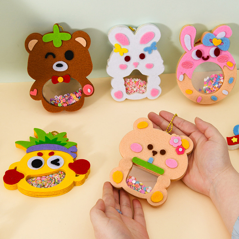 Kid Toys And Craft - Cartoon Non Tessuto Shake Ciondolo Kit