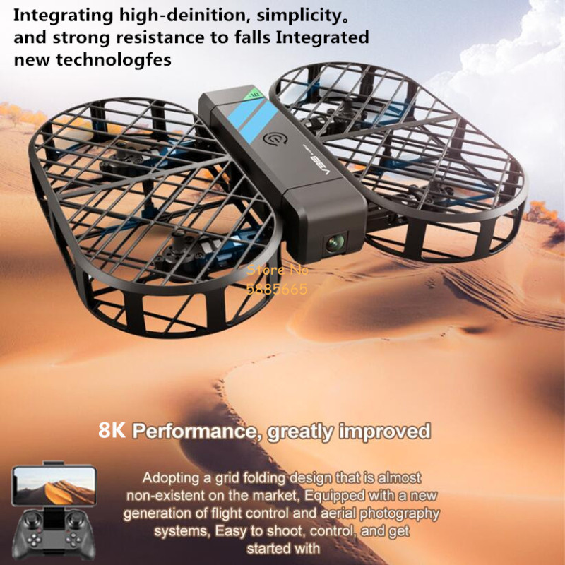 Kids Toys Drone - Telecamera HD 8K 360 ° Protezione