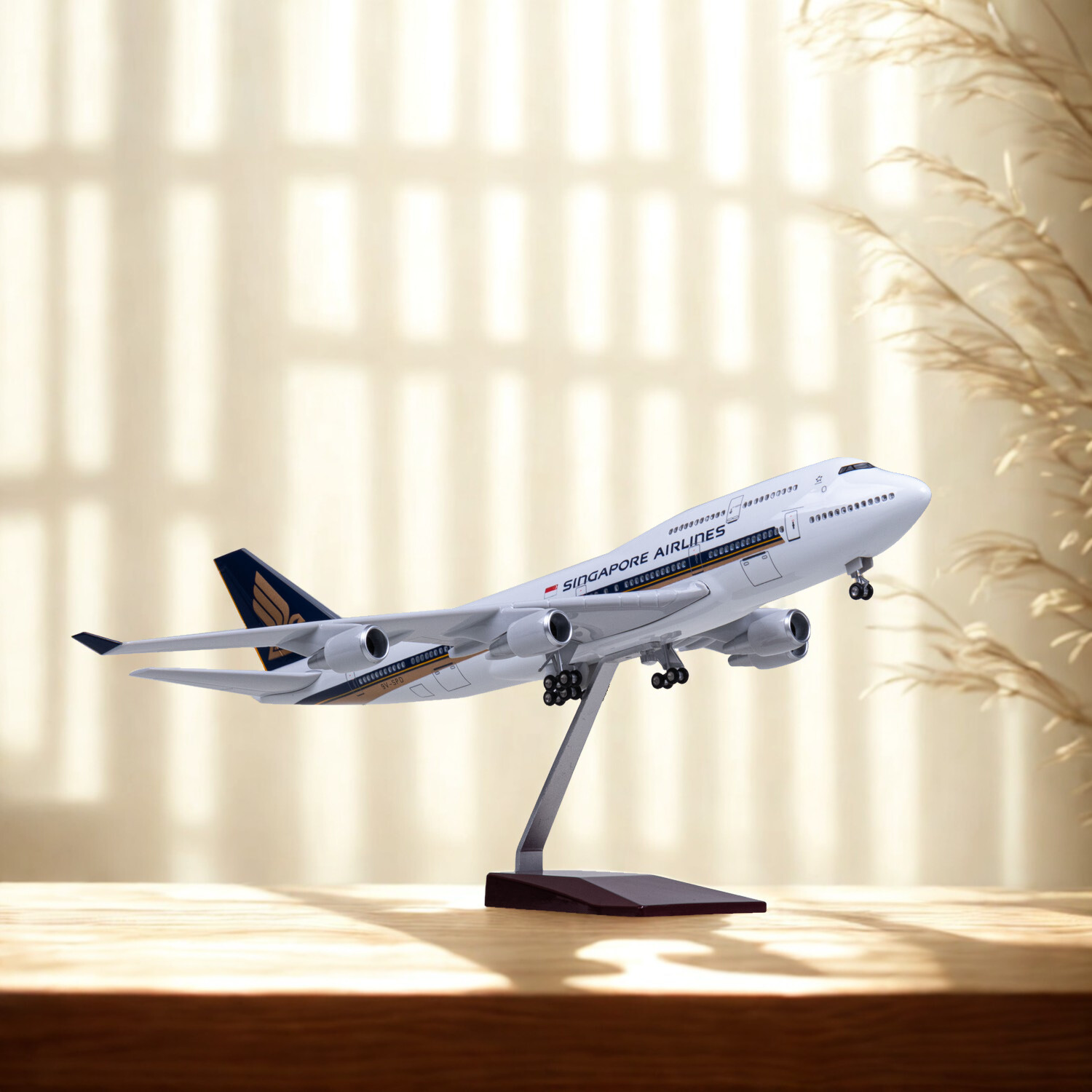 Kids Toys Singapore - Modellino Aereo B747 Singapore da 47cm,
