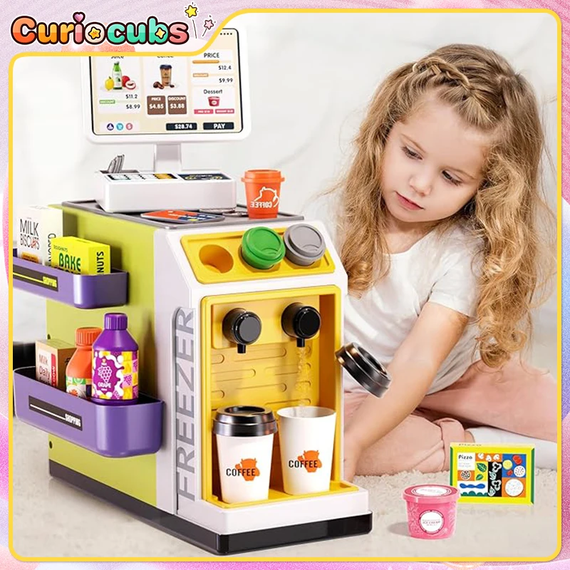Toy Cash Register - Mini Registratore di Cassa per Supermercato,
