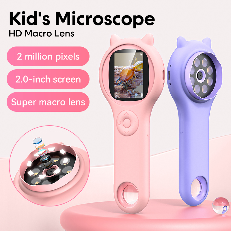 Kids Toys Videos - Mini microscopio ottico per bambini con