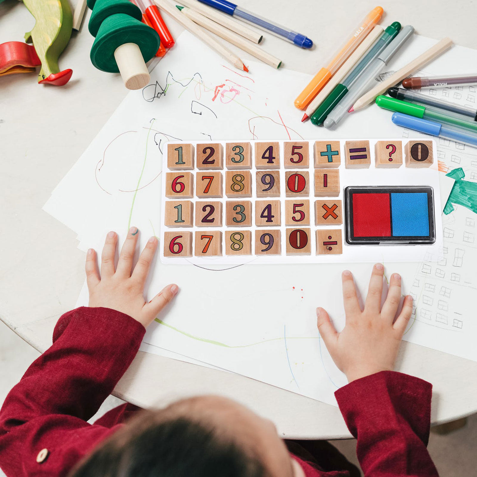 1 set di timbri numerici in le - Kid Toys And Craft recensione e prezzo