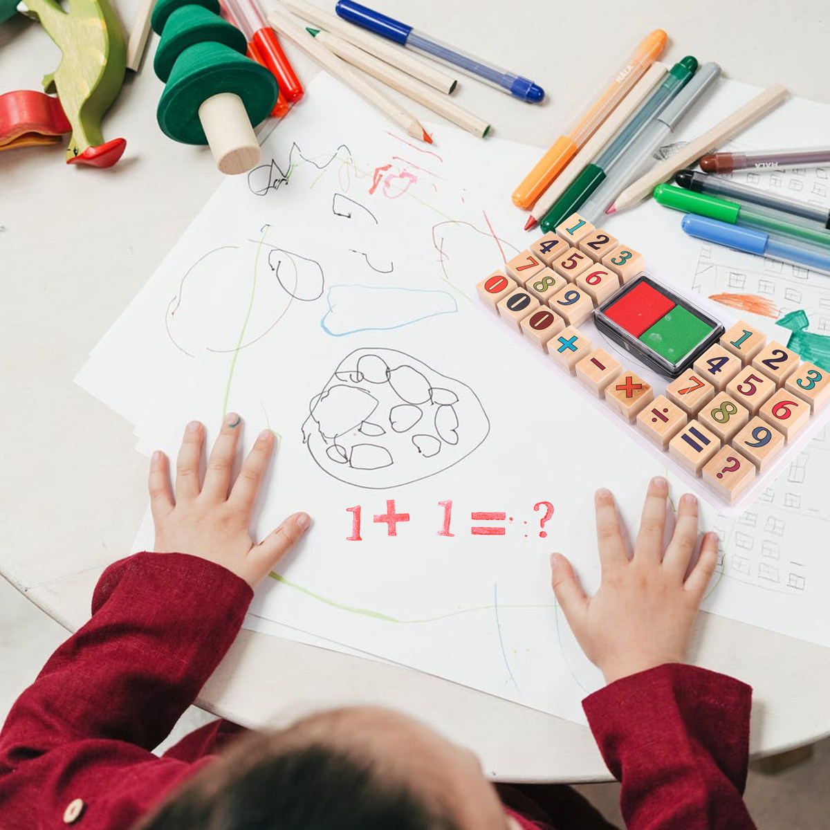 1 set di timbri numerici in le - Kid Toys And Craft recensione e prezzo