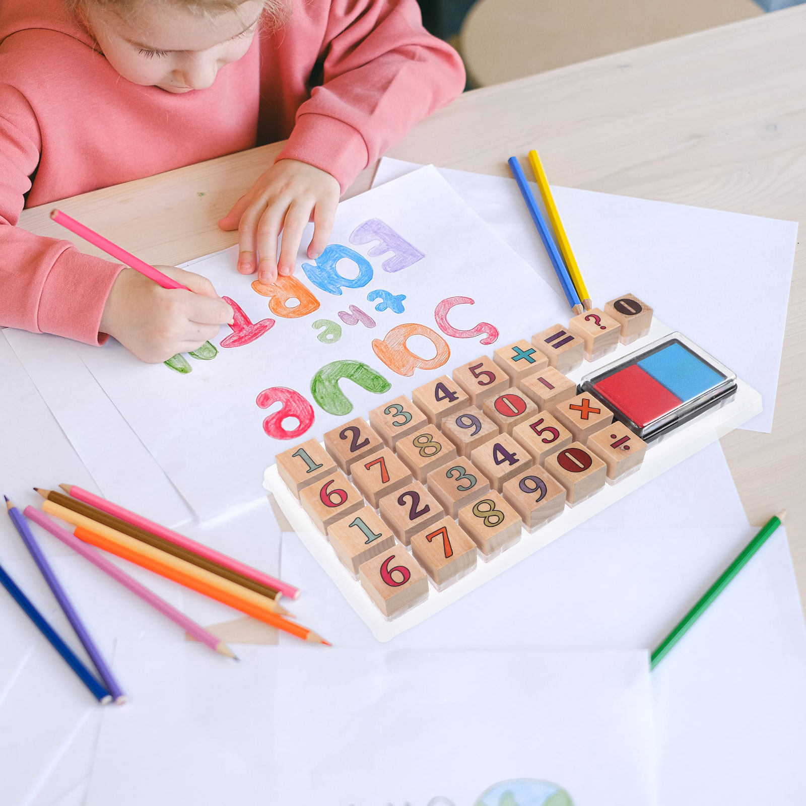 1 set di timbri numerici in le - Kid Toys And Craft recensione e prezzo