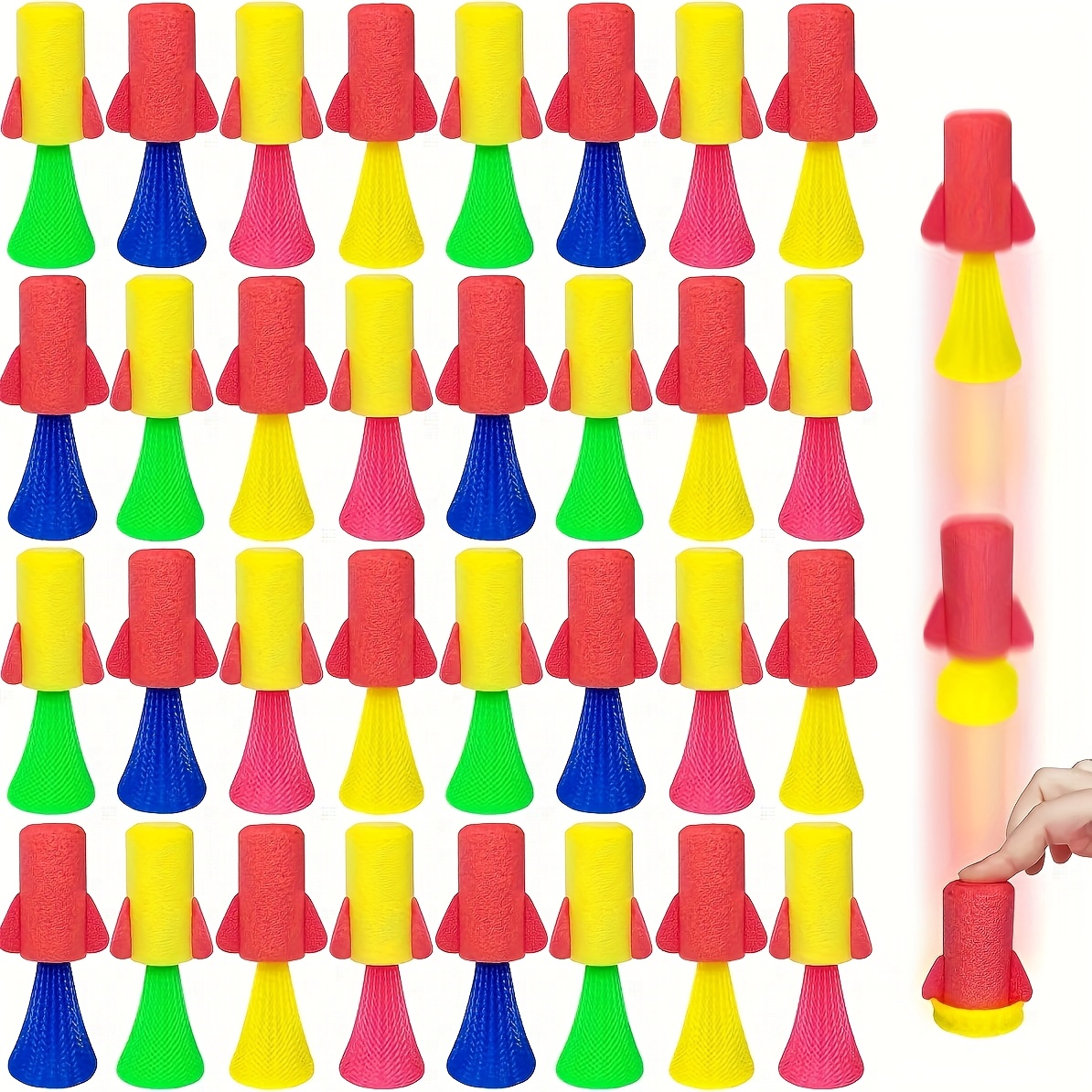 12/24 pezzi che saltano le raz - Kids Toys Jumping Poppers recensione e prezzo