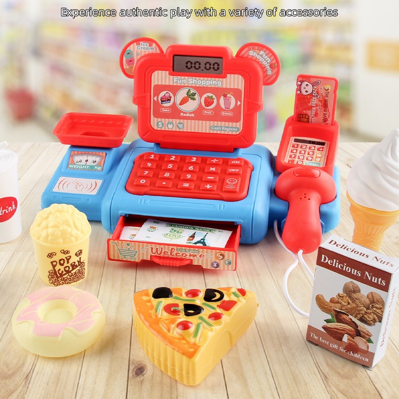 I bambini fingono di giocare a - Toy Cash Register recensione e prezzo