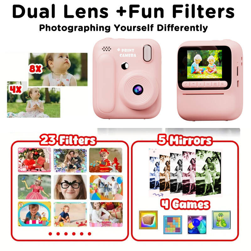Macchina fotografica per stamp - Kids Toys Videos recensione e prezzo